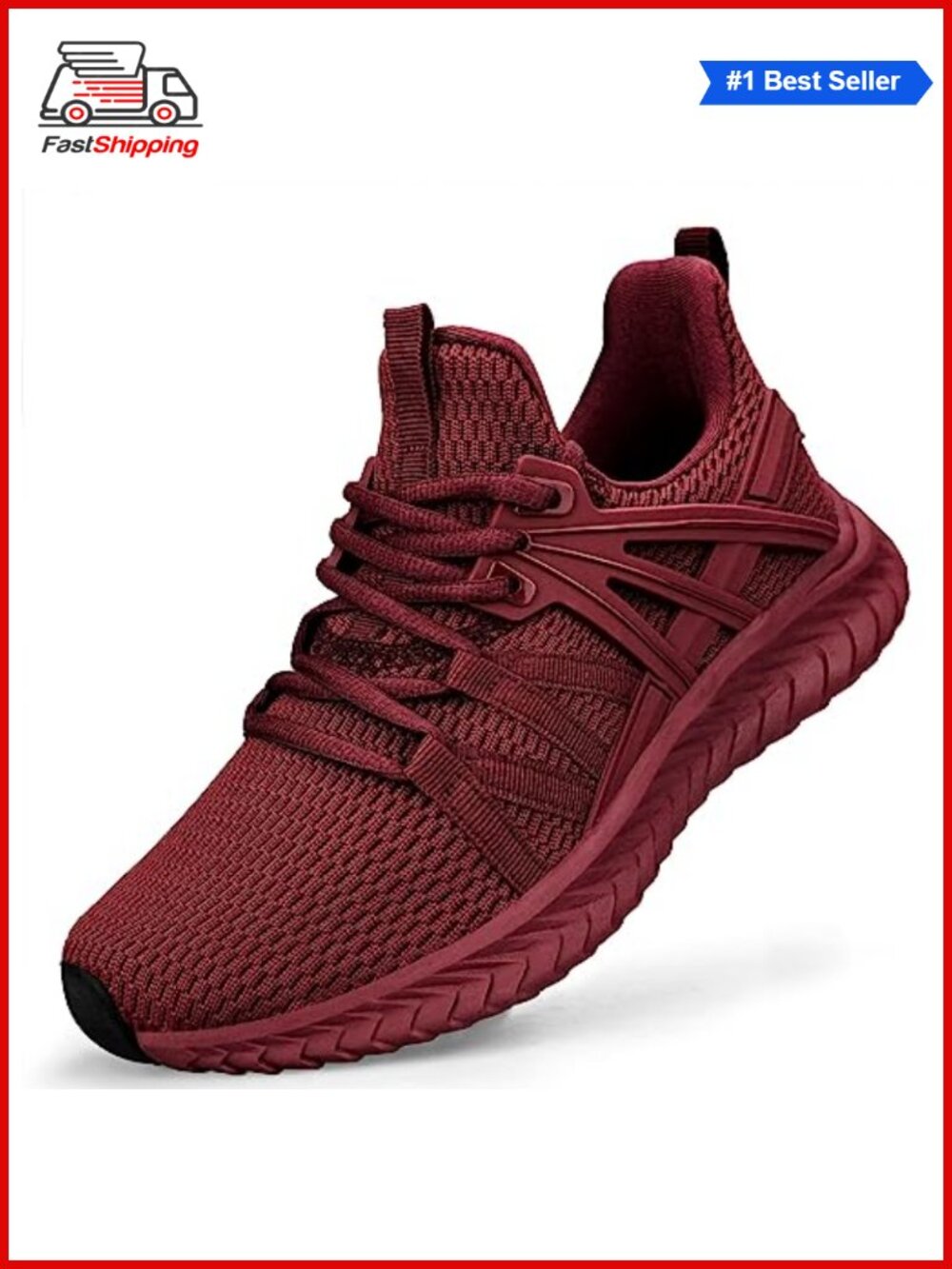 ✨ Womens Slip On Running Walking Tennis Sneakers Lightweight Breathable